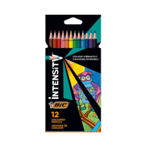 CRAYONS 12 COULEURS  BIC