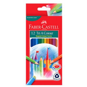CRAYONS COULEUR 12 LONG FABER CASTEL