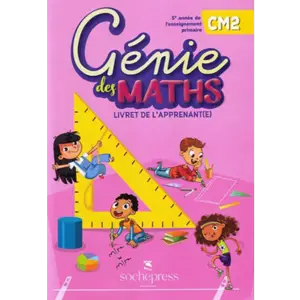 GÉNIE DES MATHS CM2  SOCHEPRESSE