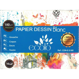 PAPIER A DESSIN BLANC ECOLO A4