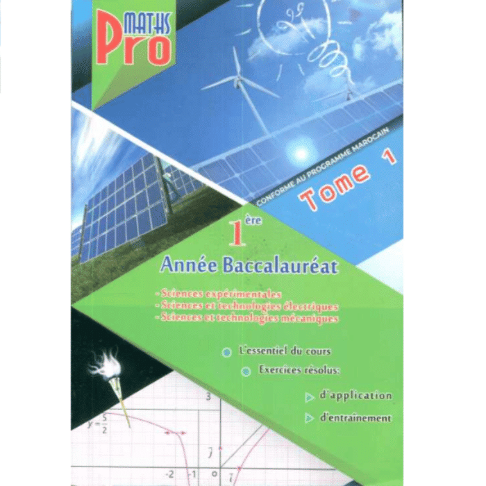 PRO MATH 1BAC SC EXP TOME 1