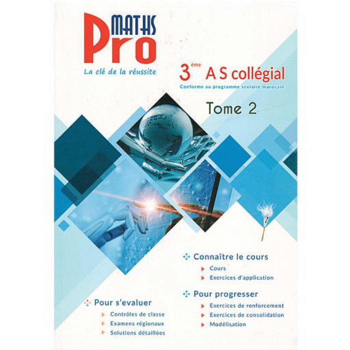 PRO MATHS 3éme AS COLLEGE TOME 2