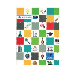 CAHIER PIQUE TP 17*22 64P BLEU MARINE