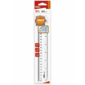 Règle 20cm transparent DELI