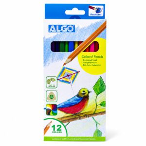 CRAYONS DE COULEUR 12 LONG ALGO AL 55611