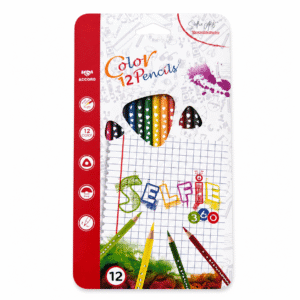 Crayons de couleur 12 SELFIE ACCORD