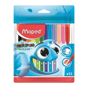 Feutre Color Peps Ocean MAPED - 12 Couleurs